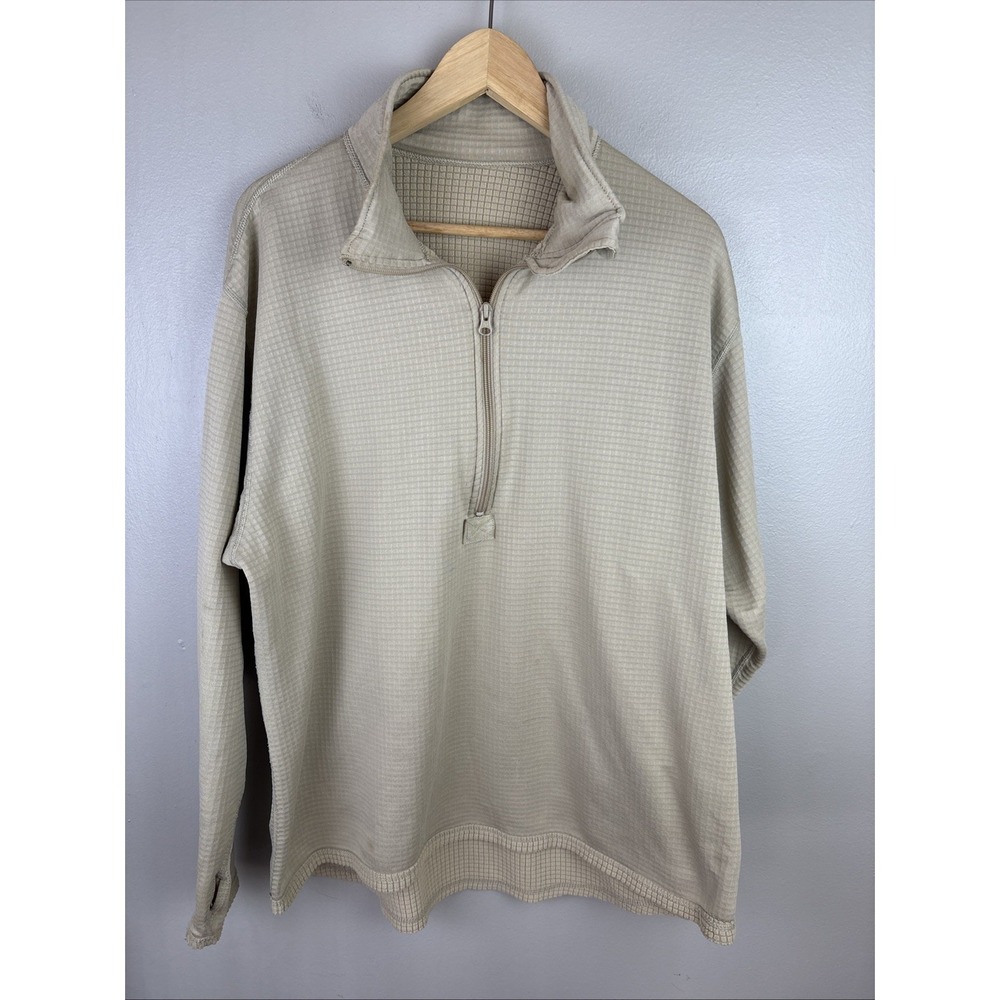 Gen 3 Polartec Long Sleeve 1/4 Zip XXL Tan Desert Military Army Pullover